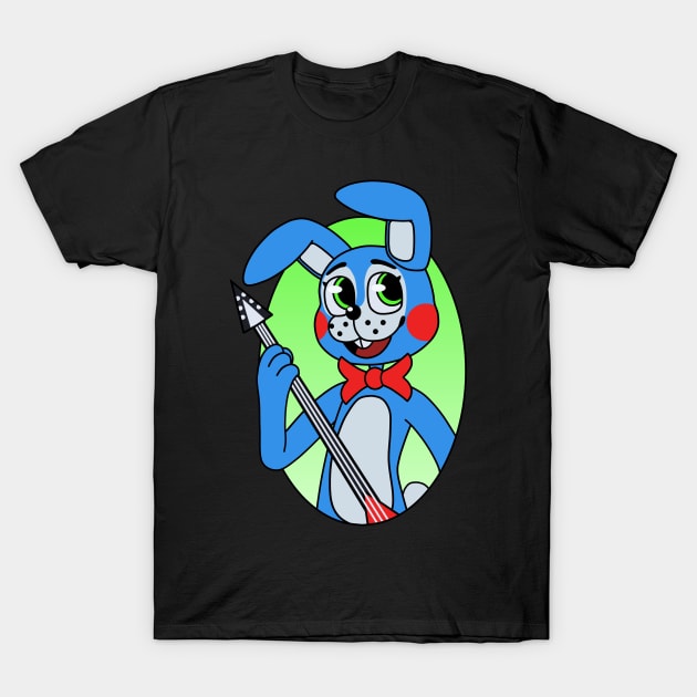 Toy Bonnie (Design 2) - Five Nights at Freddy's 2 T-Shirt by DragonfyreArts